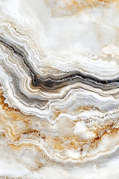 Close-up of a marble natural stone surface with visible veining